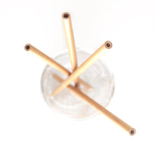 Load image into Gallery viewer, Reusable Bamboo Drinking Straws with Pouch and Tiny Brush
