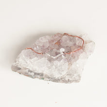 Load image into Gallery viewer, Bracelet with Diamond in Skewed Square Pave Setting with Rose Gold