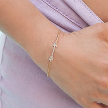 Load image into Gallery viewer, Bracelet Arrow 14K Gold Plated with Arrow 18K Gold Filled