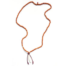 Load image into Gallery viewer, Necklace Male Brown Wooden Beads with Tusk Pendant
