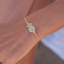 Load image into Gallery viewer, Bracelet Gold Plated with Pineapple
