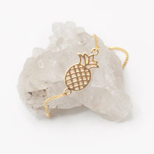 Load image into Gallery viewer, Bracelet Gold Plated with Pineapple
