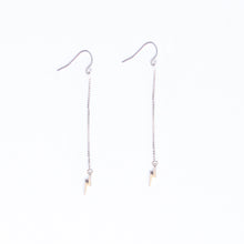 Load image into Gallery viewer, Earring with Lighting Bolt Sterling Silver
