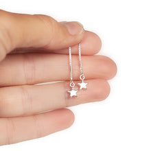 Load image into Gallery viewer, Earring Threader with Star in Sterling Silver
