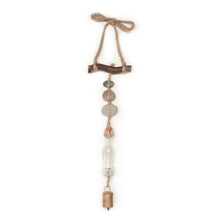 Load image into Gallery viewer, Wind Chime with Jade, Vintage Glass and Bell
