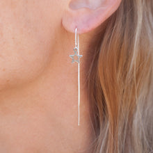 Load image into Gallery viewer, Earring Threader Star Sterling Silver
