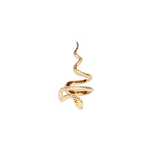 Load image into Gallery viewer, Ear Cuff Snake in Gold Vermeil (no piercing needed)
