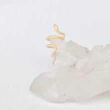 Load image into Gallery viewer, Ear Cuff Snake in Gold Vermeil (no piercing needed)
