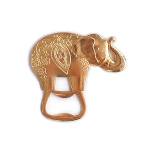 Bottle Opener Elephant Gold