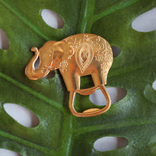 Load image into Gallery viewer, Bottle Opener Elephant Gold
