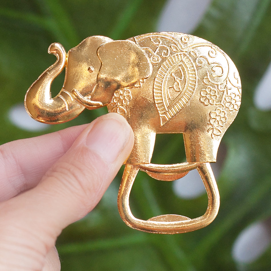 Bottle Opener Elephant Gold