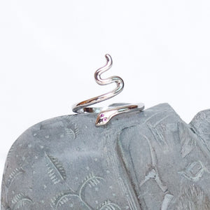 Ring Snake in Sterling Silver