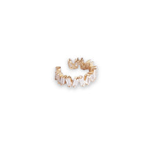 Load image into Gallery viewer, Ear Cuff with Cubic Zirconia in Gold Vermeil (no piercing needed)
