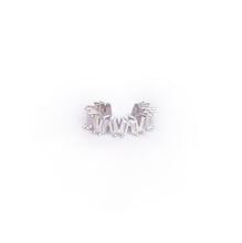 Load image into Gallery viewer, Ear Cuff with Cubic Zirconia in Sterling Silver (no piercing needed)
