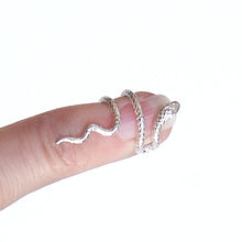 Load image into Gallery viewer, Ear Cuff Snake in Sterling Silver (no piercing needed)
