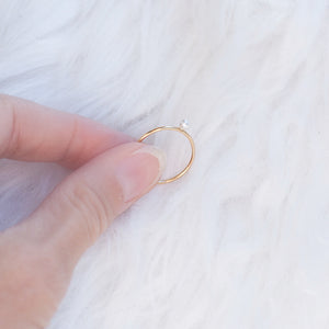 Ring Pearl Swarovski with 18K Gold Filled