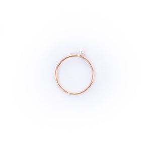 Ring Pearl Swarovski with 18K Gold Filled
