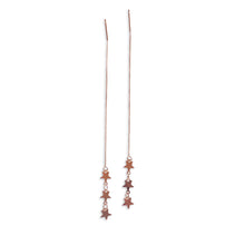 Load image into Gallery viewer, Earring Threader with Star Chain Gold Plated
