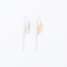 Load image into Gallery viewer, Earring Threader Feather Sterling Silver

